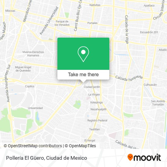 Pollería El Güero map