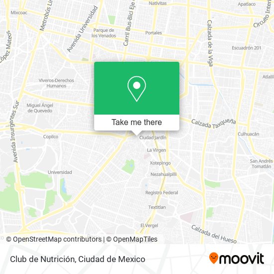 Club de Nutrición map