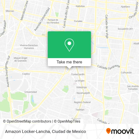 Amazon Locker-Lancha map