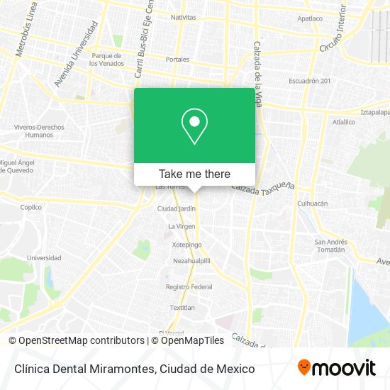 Clínica Dental Miramontes map