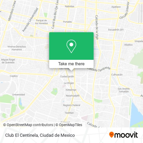 Club El Centinela map