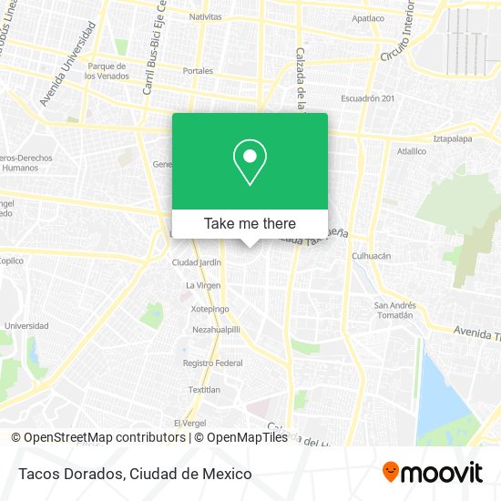 Tacos Dorados map
