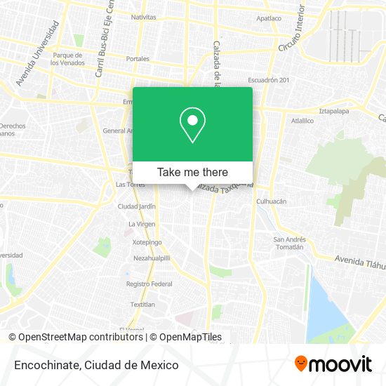 Mapa de Encochinate