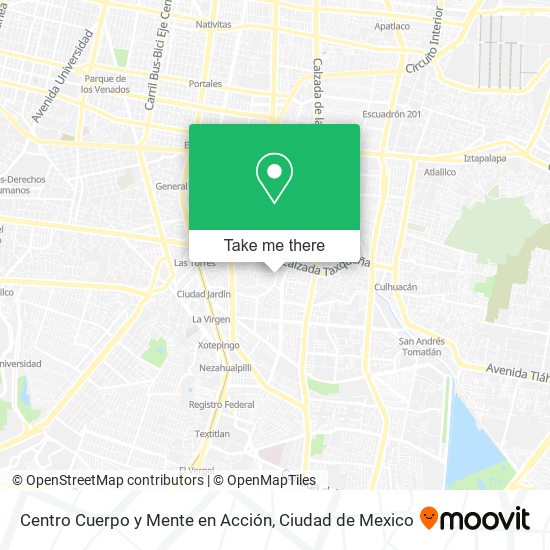 Centro Cuerpo y Mente en Acción map