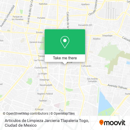 Artículos de Limpieza Jarcieria Tlapaleria Togo map