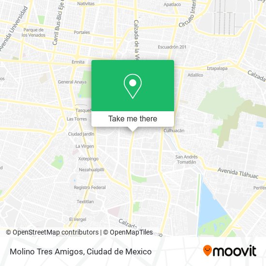 Mapa de Molino Tres Amigos