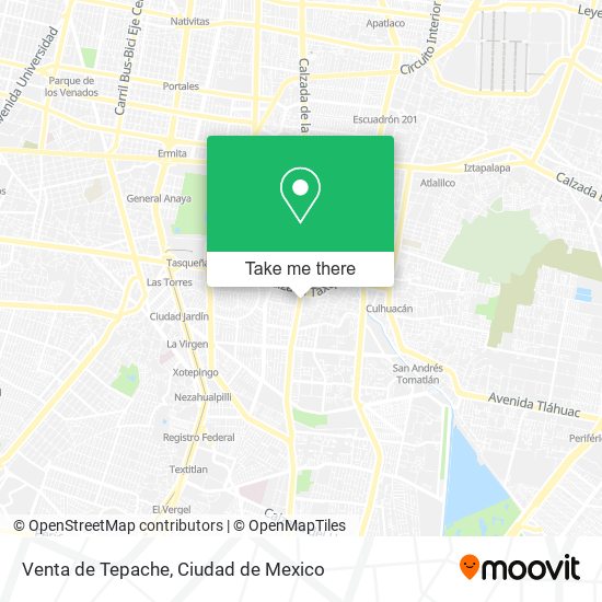 Venta de Tepache map