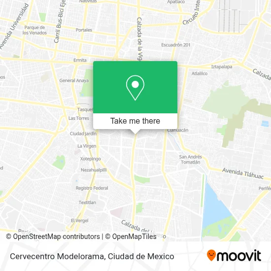 Cervecentro Modelorama map