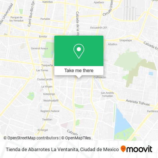 Tienda de Abarrotes La Ventanita map