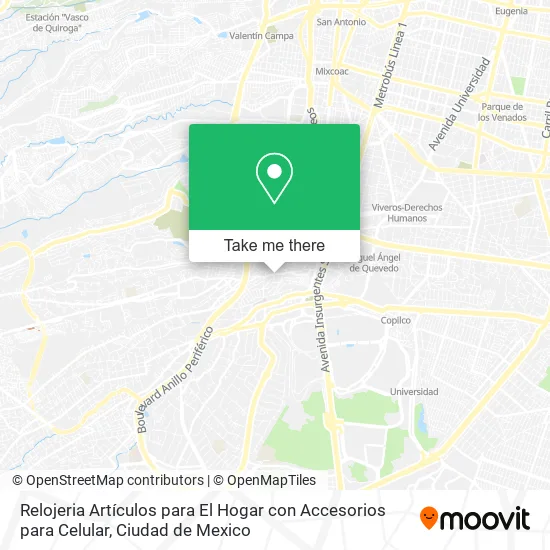 Relojeria Artículos para El Hogar con Accesorios para Celular map
