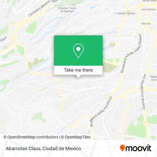 Abarrotes Claus map
