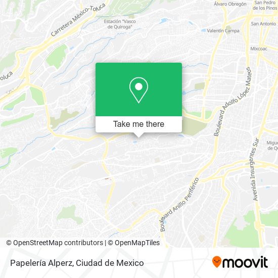Papelería Alperz map