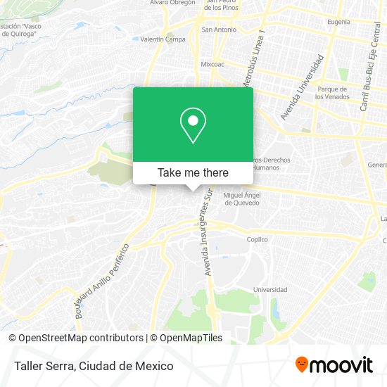 Mapa de Taller Serra