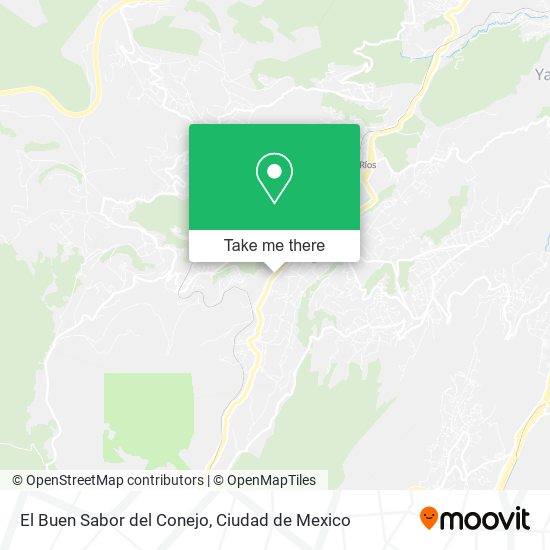 El Buen Sabor del Conejo map