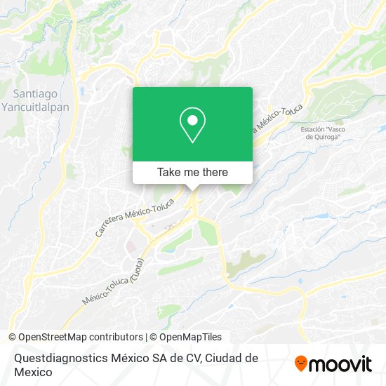 Mapa de Questdiagnostics México SA de CV