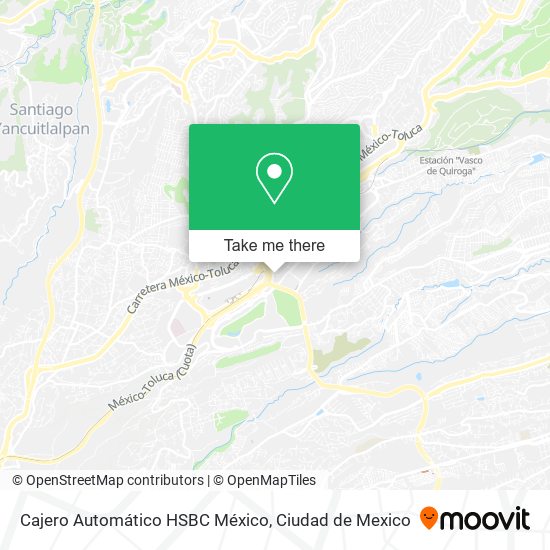 Cajero Automático HSBC México map