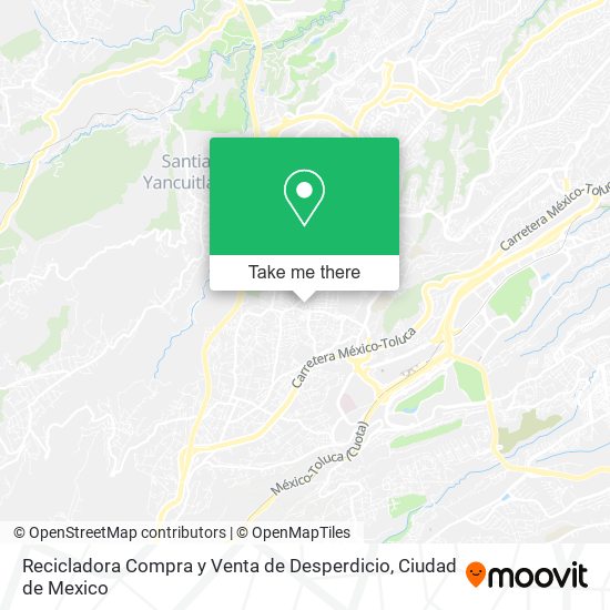 Mapa de Recicladora Compra y Venta de Desperdicio
