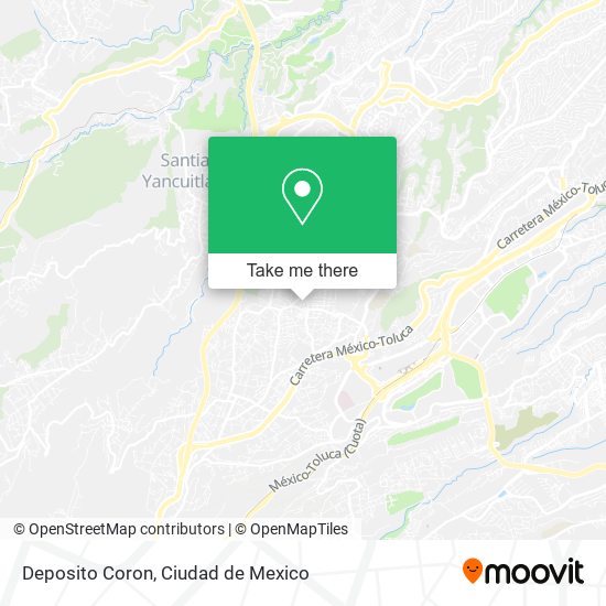 Deposito Coron map