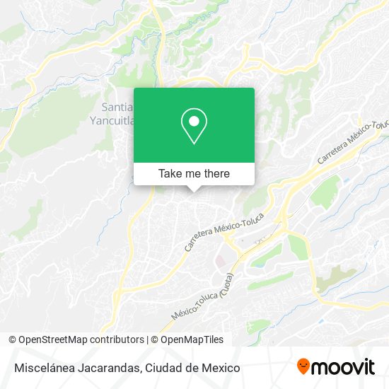 Miscelánea Jacarandas map