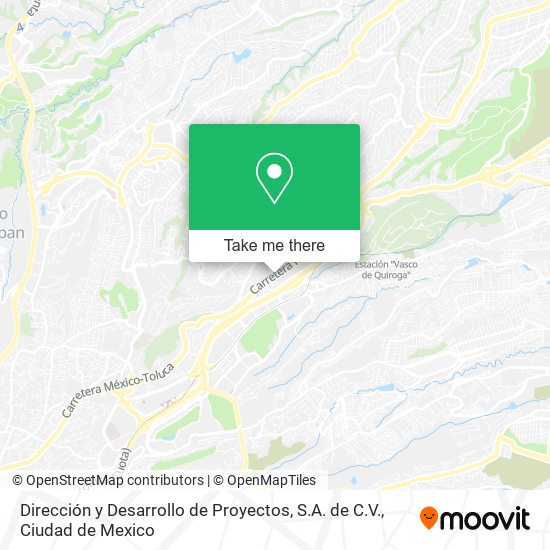 Mapa de Dirección y Desarrollo de Proyectos, S.A. de C.V.