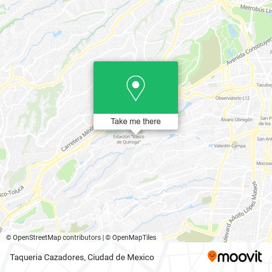 Mapa de Taqueria Cazadores