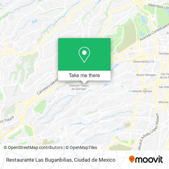 Restaurante Las Buganbilias map