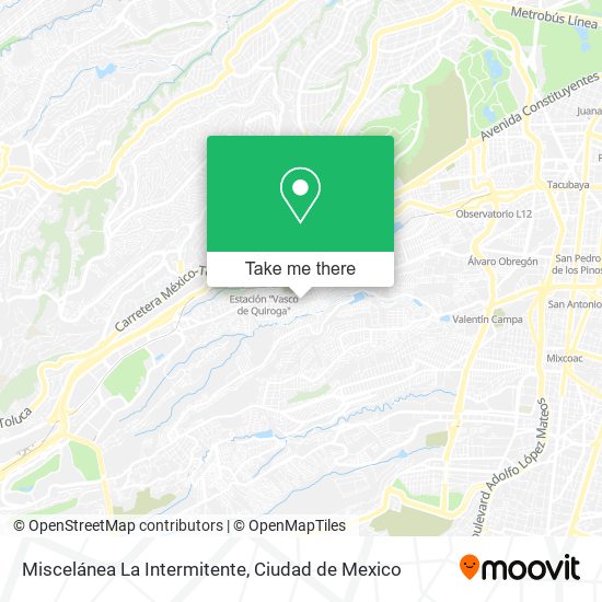 Miscelánea La Intermitente map