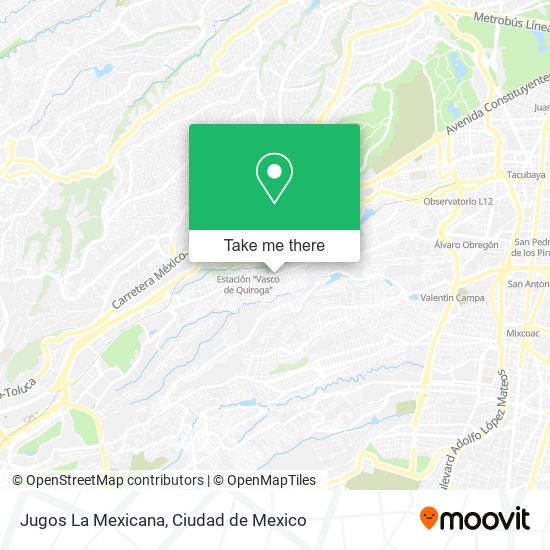 Jugos La Mexicana map