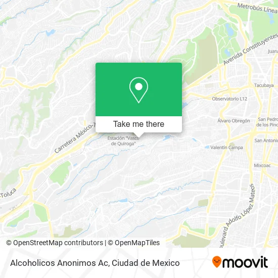 Alcoholicos Anonimos Ac map