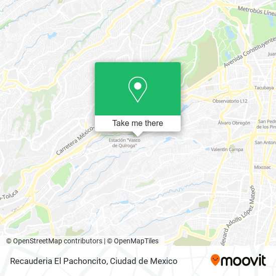 Mapa de Recauderia El Pachoncito