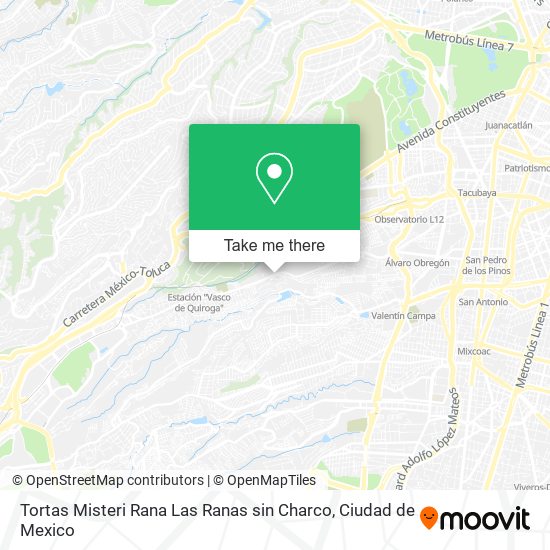 Tortas Misteri Rana Las Ranas sin Charco map