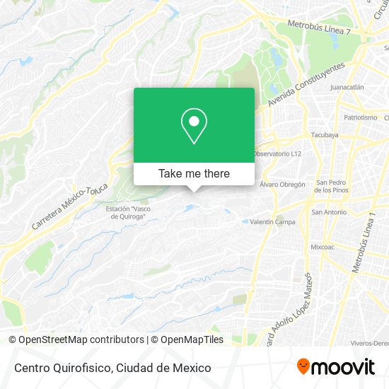 Centro Quirofisico map