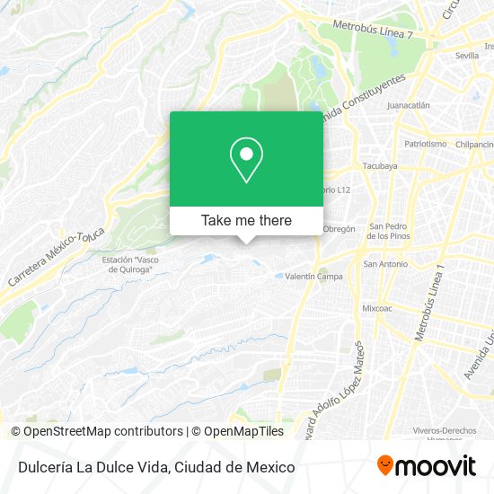 Dulcería La Dulce Vida map