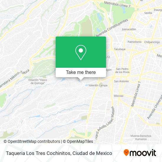 Taqueria Los Tres Cochinitos map