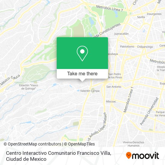 Centro Interactivo Comunitario Francisco Villa map