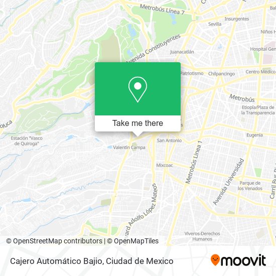 Cajero Automático Bajio map