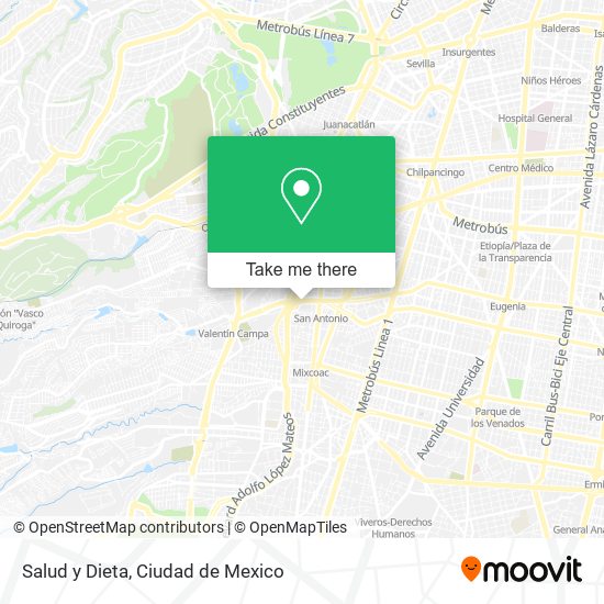 Salud y Dieta map