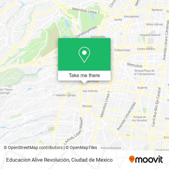Mapa de Educacion Alive Revolución