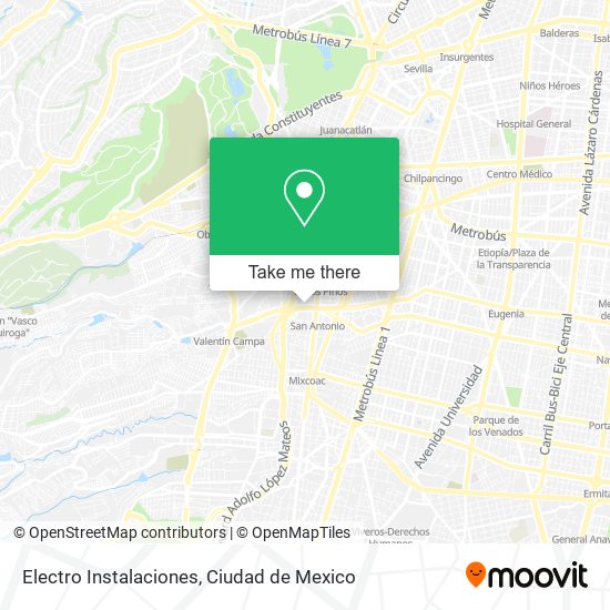 Electro Instalaciones map