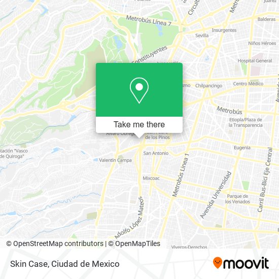 Skin Case map