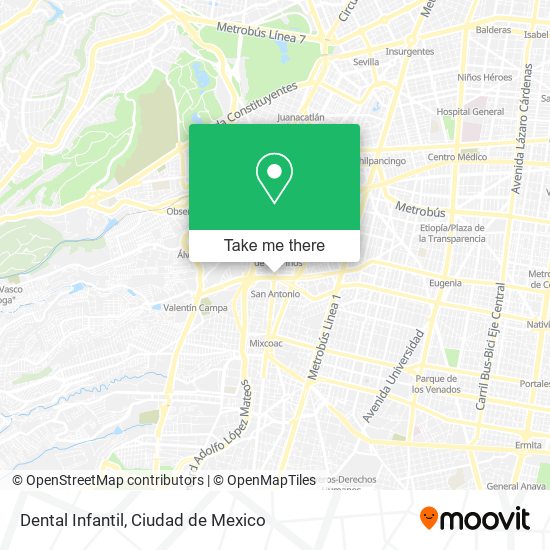 Dental Infantil map