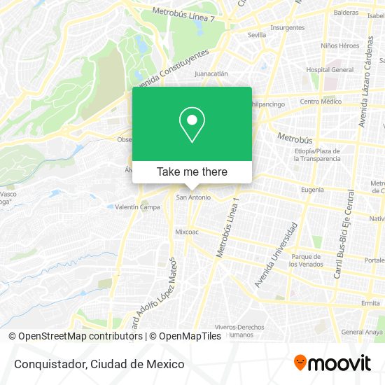 Mapa de Conquistador