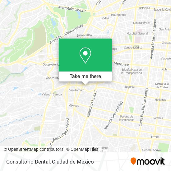 Consultorio Dental map