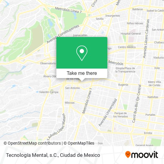 Tecnología Mental, s.C. map