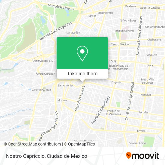 Mapa de Nostro Capriccio
