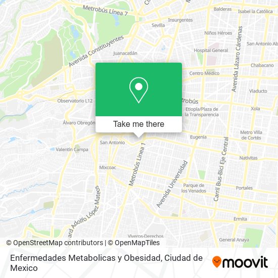 Enfermedades Metabolicas y Obesidad map