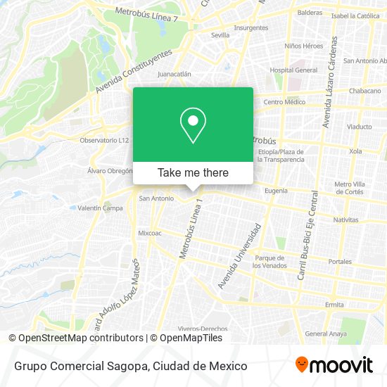 Grupo Comercial Sagopa map