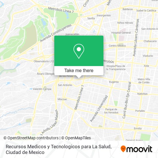 Mapa de Recursos Medicos y Tecnologicos para La Salud