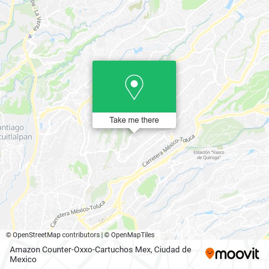 Mapa de Amazon Counter-Oxxo-Cartuchos Mex