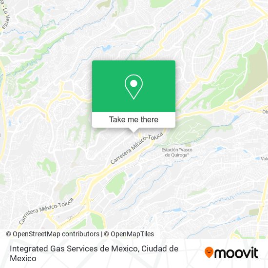 Integrated Gas Services de Mexico map